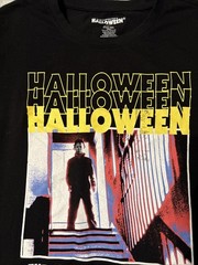 Official John Carpenter’s Halloween the movie Poster T-Shirt Size L Jason Voorhe