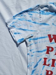 PINK S, Fourth Of JULY Cotton Crew Neck Short Sleeve Tie-Dye Graphic Tee