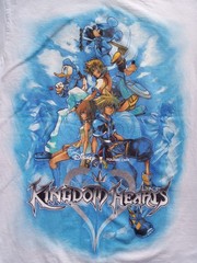 Kingdom Hearts II Square Enix x Disney RPG Sora Men’s T-Shirt White Size Medium