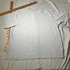 Carhartt Shirt Mens 4XL XXXXL Gray Loose Fit Henley Normcore Logo Tee Work Wear