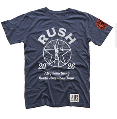 RUSH Band T Shirt Fifty Something North American Tour 2026 Reprint