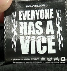 Evil Vice “Flame Lips” Graphic Tee – Black Men’s Size L