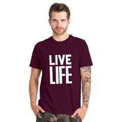 New Mens Printed T Shirts Short Sleeve Crew Neck 100% Cotton Tees Casual Top