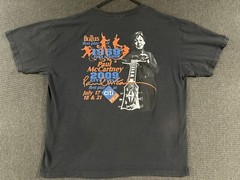 Paul McCartney 2009 Tour Shirt XL Black Distressed Citi Field Shea Beatles