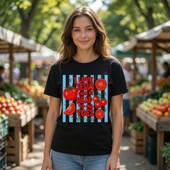 I Love Jesus Head Tomatoes Shirt Funny Christian Pun Tee VBS Church Gift