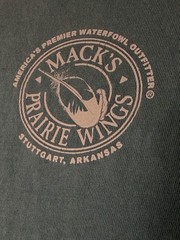 Mack’s Prairie Wings Teal-Blue Long Sleeve Tee. SKU BB105