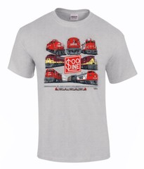 Soo Line Collage Soo Line Collage trians Authentic Railroad T-Shirt [59]