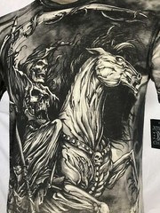 Xtreme Couture Affliction Men’s T-Shirt DARK HORSE Skull Tattoo Biker S-5XL