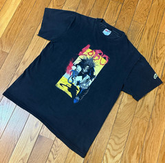 Vintage 1991 DC Comics Lobo Faded Black Graphic Tee Crew Neck M