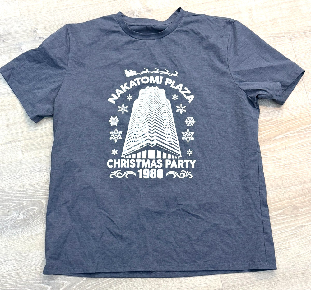Diehard 2 XXL T-Shirt Nakatomi Plaza Christmas Party 1988 NEW Cotton Shirt