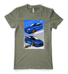 Japanese WRX Supercar Sport Classic Custom Car Personalised Unisex Adult T Shirt