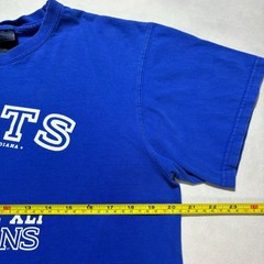 Indianapolis Colts Super Bowl XLI Champions T-Shirt Mens M Blue 2007 Vtg Y2K