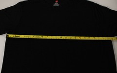 Hanes Black T-shirt Large L Super Soft 95% Modal Viscose 5% Spandex Undershirt