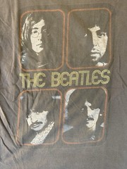 The Beatles Official Gray T-shirt Ringo John Ringo Paul George Abbey 2008 Sz S?