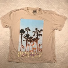 Fresh Laundry Los Angeles HIGH LIFE tan SS T shirt 2XL