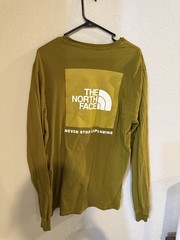 North Face Long Sleeve Tee Mens Large In Utility Brown