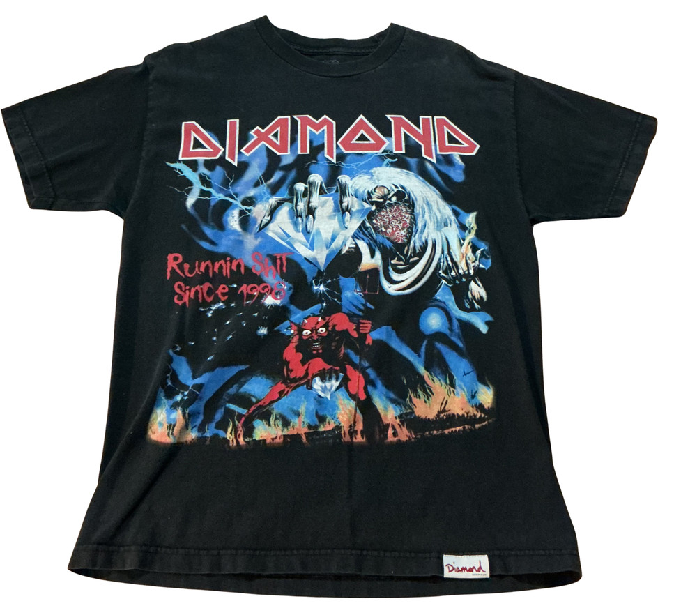 Diamond Supply Co x Iron Maiden Shirt 2006 Large