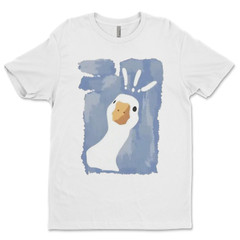 DTF Surprise duck/ Custom Unisex Soft Style T-Shirts, Next Level- Cotton