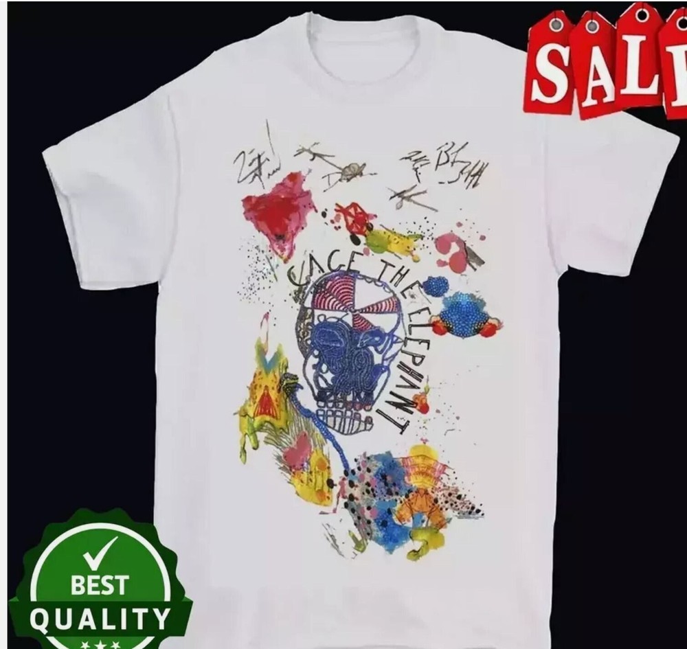 Cage The Elephant Self Titled Album Tour T Shirt Full Size S-5XL FN1273