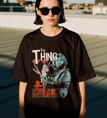 The Thing 1982 Movie T-Shirt – R.J. MacReady Graphic Tee, Outpost 31 Horror