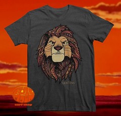 New Disney Lion King Mufasa Tribal Mens T-Shirt