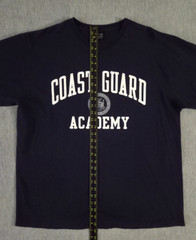 Coast Guard Academy Shirt Gear For Sports Adult XL Dark Blue