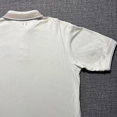Vintage 90s Greg Norman Collection Mens Golf Polo Shirt Tan Ribbed Cotton Large