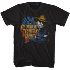 The Charlie Daniels Band Music Notes Men’s T Shirt Rock Tour Merch