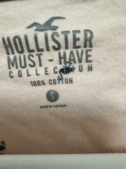 Hollister Must Have Collection Pink T Shirt Small Crew Neck Short Sleeve