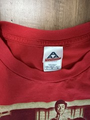 Vintage Bruce Lee Shirt Mens L Red 90s Movie Promo Has Been Cropped