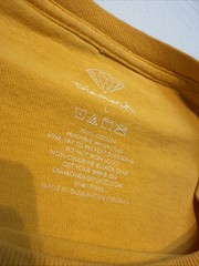 Y2K Diamond Supply Co. Logo Skateboarding Graphic T-Shirt Large Yellow Tagless