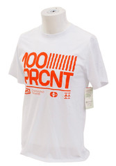 100 Percent Men’s S White Graphic Short Sleeve Tee T Shirt