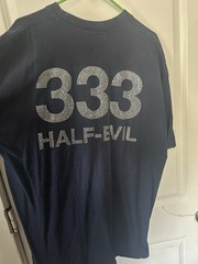 rhinestone Half Evil 333 Men’s navy blue size xl