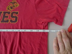 Vintage USMC US Marine Corps eagle globe logo 100% cotton t shirt tee super soft