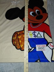 Tisa Mickey & Minney Mouse Headgear Classics Embroidered Basketball Jersey 2XL
