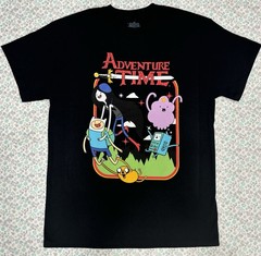 Black Adventure Time T Shirt – Adventure Time SIZE MD