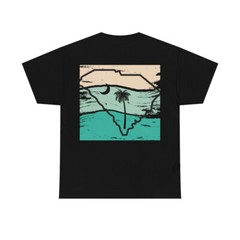 Distressed South Carolina Palmetto Unisex Cotton Tee