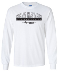 New Haven Connecticut State T-Shirt Long Sleeve Graphic Tees Unisex Apparel Text