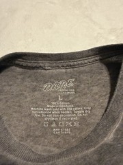 D.A.R.E. Nature Is My Drug Of Choice T Shirt Large Gray Bear Graphic Cotton