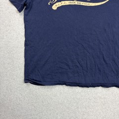 Polo Ralph Lauren Shirt Mens XL Blue Short Sleeve Track & Field Graphic Adult