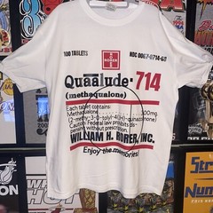 Quaalude Rorer 714 Custom T Shirt Wolf Of Wall Street Pill Drug CHOOSE YOUR SIZE