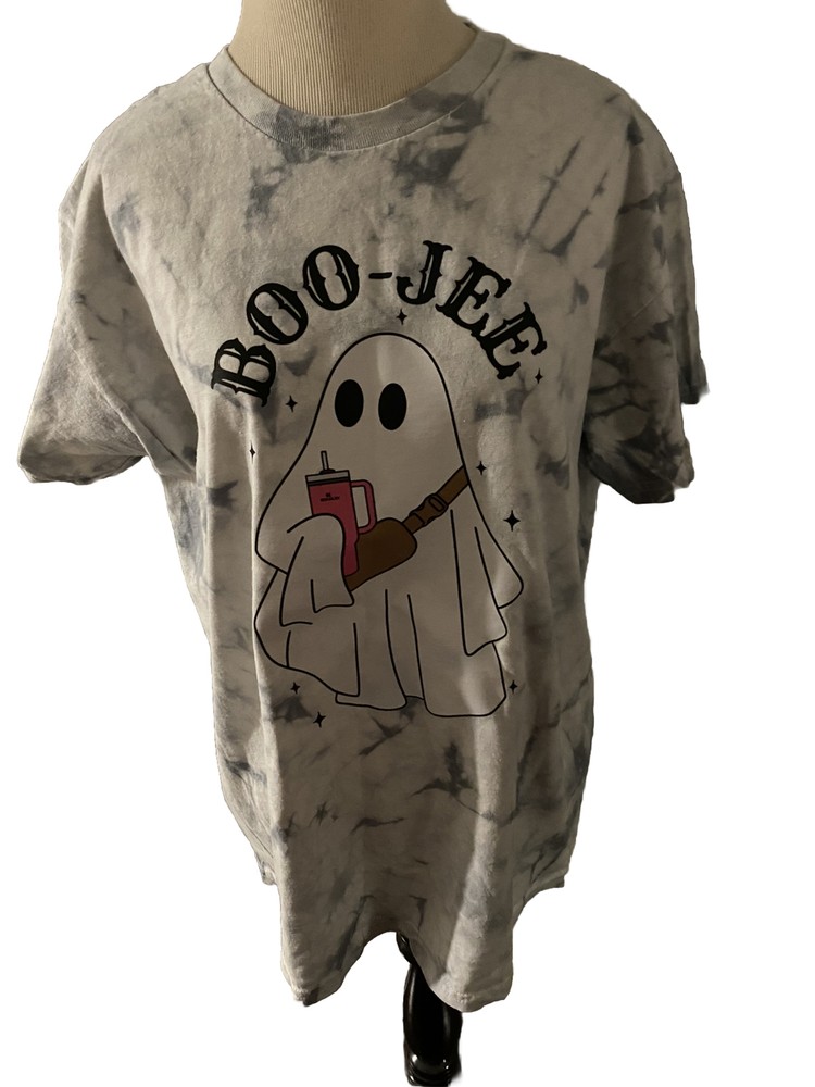 Boo-Jee Crystal Wash T-shirt Size Large