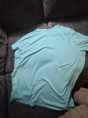 DSG Men’s 3XL Blue Solid Crew Neck Short Sleeve T-Shirt w/ Chest Pocket