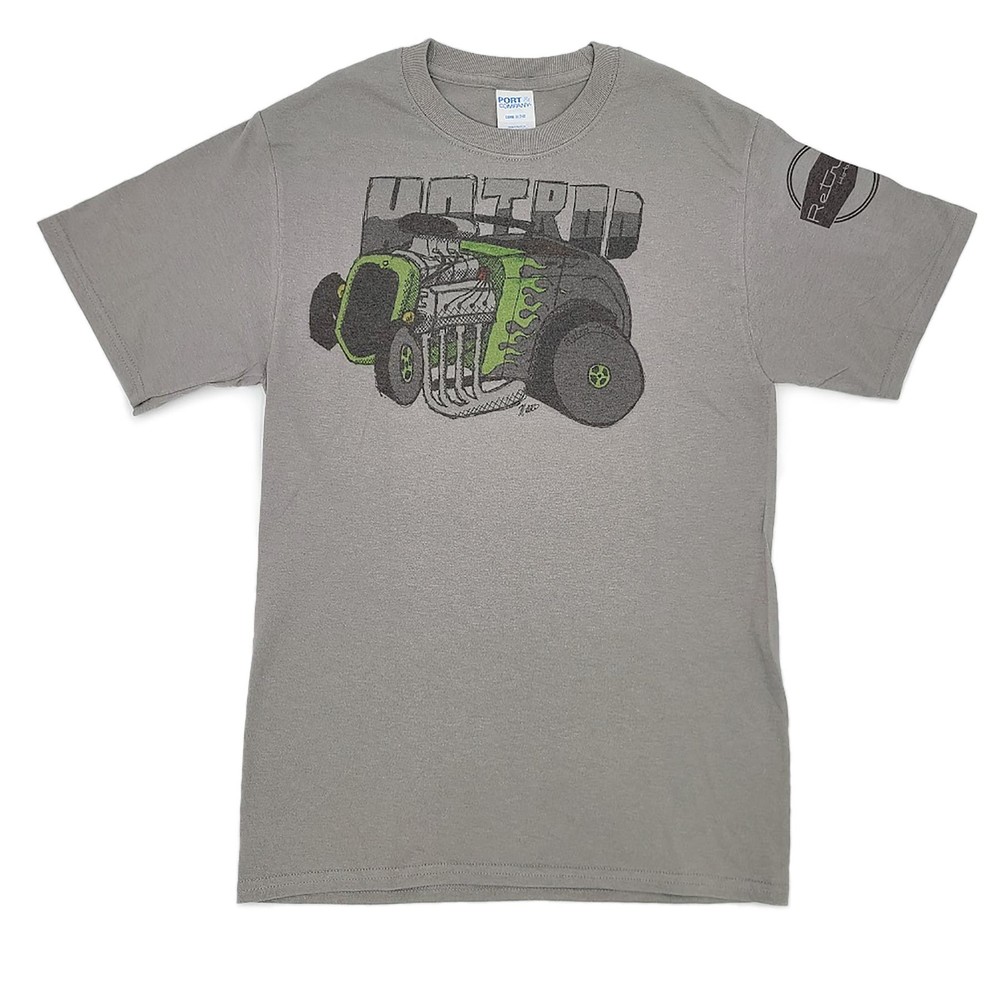 New Retro Hobby Hot Rod Men’s T-Shirt Medium Gray, Various Sizes