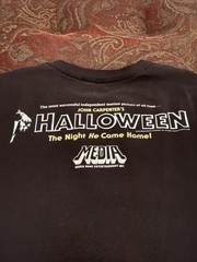Halloween Media VHS PROMO STYLE 4XL Black Reprint Shirt HORROR JOHN CARPENTER