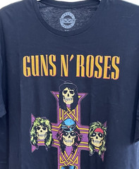 Guns N’ Roses Was Here North America 2023 Rock Band Black T Shirt XXL