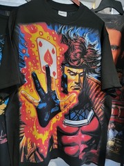 GAMBIT MODERN ON A SHAKA HEAVYWEIGHT GARMET DYED T SHIRT “MODERN”