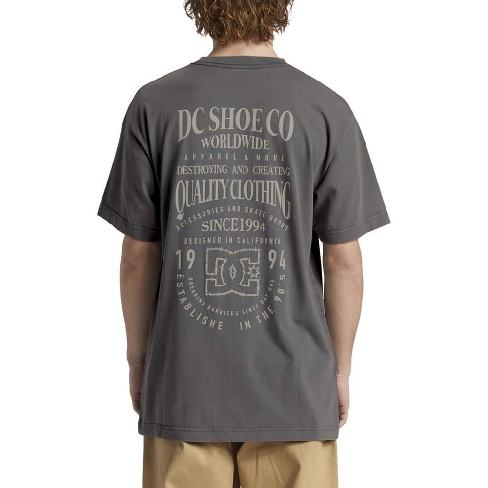 DC High Rise S/S T-Shirt – Stormy Weather Acid Wash