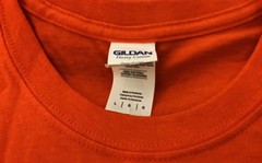University of Tennessee Martin Orange T Shirt Size Large