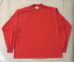 Vintge Sunbelt Sportswear T Shirt XL Mens red Long Sleeve Single Stitch 90s USA